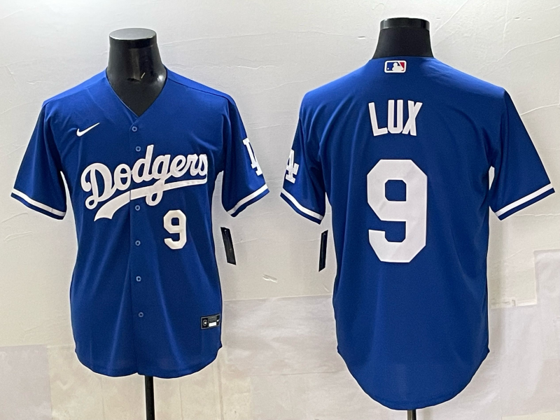 Men Los Angeles Dodgers #9 Lux blue Nike NFL 2025 jersey 005
